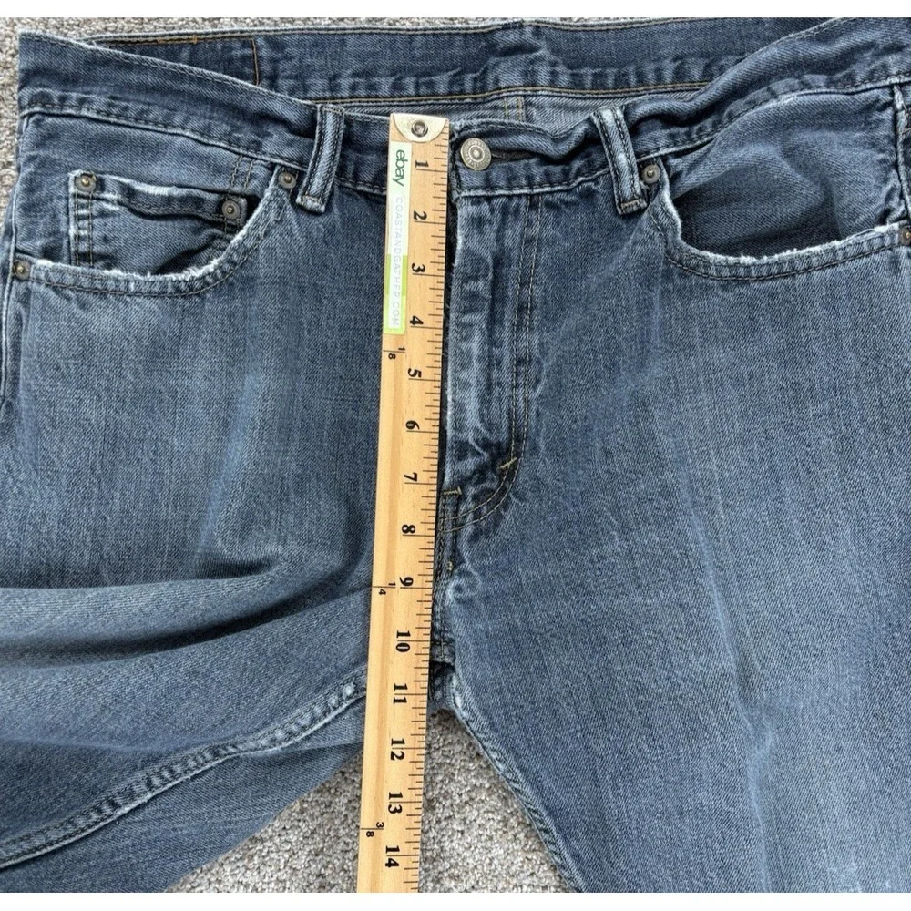 Levis 559 Jeans Mens 36x31* Blue Relaxed Straight Workwear Loose Soft Distressed